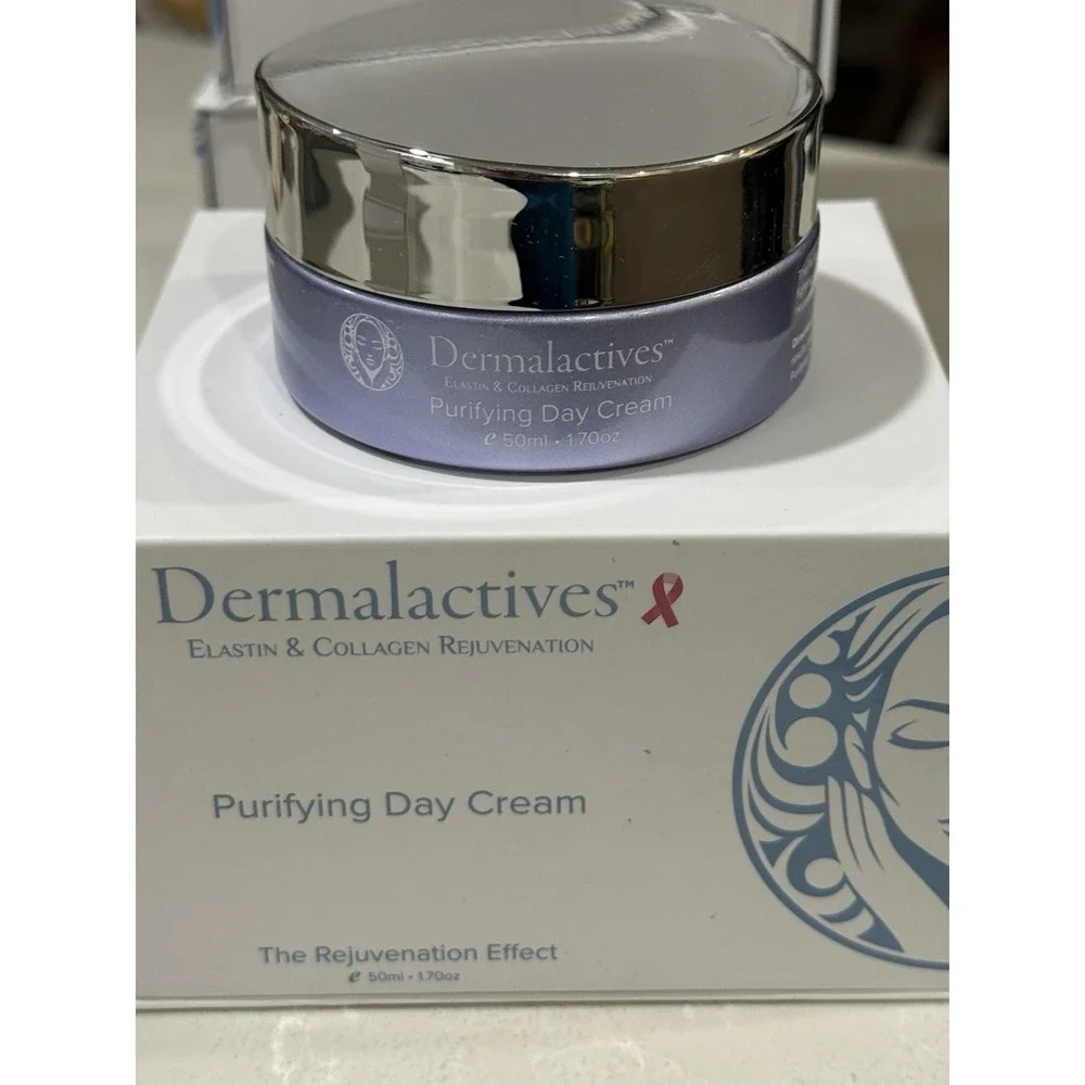 DERMALACTIVES Purifying Day Cream Elastin & Collagen Rejuvenation‎  1.7 oz 50 mL